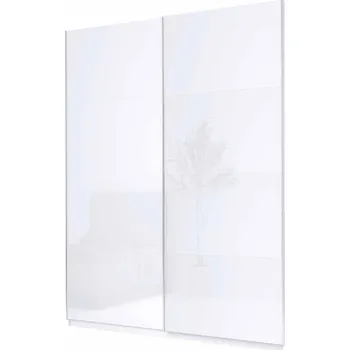 Šatní skříň Skříň s posuvnými dveřmi 2,0x2,4m (Dveře Lesklé Bílé), série N Family