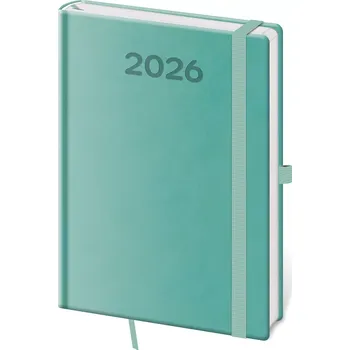 Diář Denní diář A5 Print Pop světle zelený