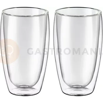 Sklenice Termo sklenice sada 2 kusů 450 ml, 100x148 mm | AMBITION, Mia