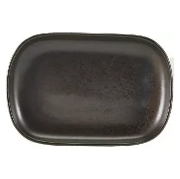 Talíř Obdélníkový talíř 30x240x165 mm | GENWARE, Terra Black