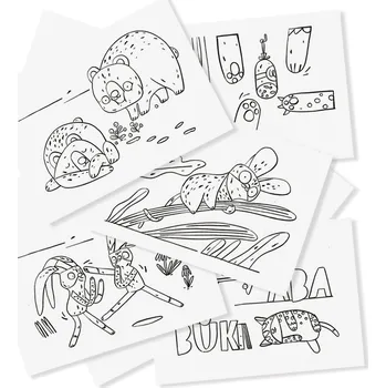 omalovánky PDF tvoření / Omalovánky / 20x