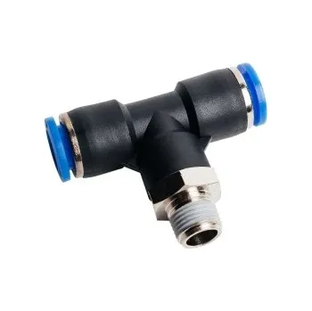 Příslušenství ke kompresoru DAR Spojka T 2x8mm 1x03 R 3/8" vnější závit PT vzduch