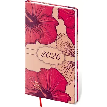 Diář Kapesní diář Vario Lyra Hibiscus