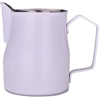 Konvička na mléko Nerezová konvička 500ml bílá / černá [JoeFrex] Bílá