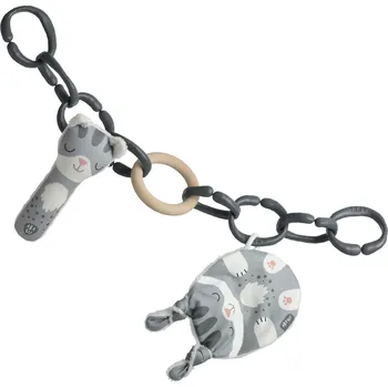 Hračka na kočárek Řetěz na kočárek / Sada 4v1 / Kočička