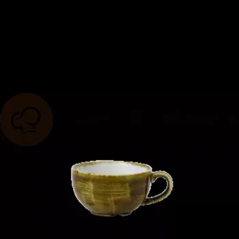 Šálek na cappuccino 227 ml, 95x55x95 mm | CHURCHILL, Stonecast Plume Olive