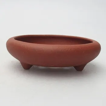 Květináč Bonsai miska 11 x 11 x 3,5 cm cihlová 133302