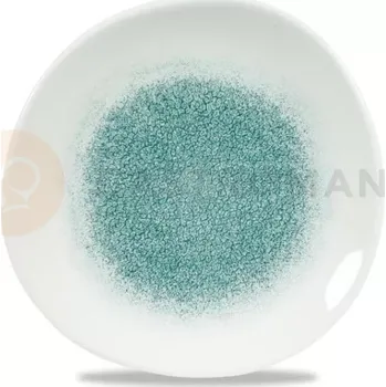 Talíř Talíř 210x210 mm | CHURCHILL, Raku Jade Green