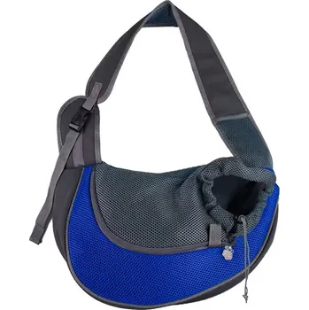Taška pro psa a kočku Přenosná taška přes rameno pro malé psy a kočky Barva: tmavě modrá, Velikost: S