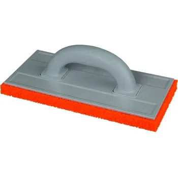 Zednické hladítko INSTRUMENT Hladítko plastové 280x140x18mm houba oranžová