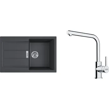 Granitový dřez Franke S2D 611-78 černá+FS 3230.031 143.0687.348 + Sleva 10% při zadání kódu "ZIMA10"