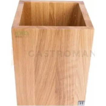 Servírovací stolek Dřevěná bedýnka, neutrální dub 18x18x14,5 cm | HORECA SERVICE, HS Design