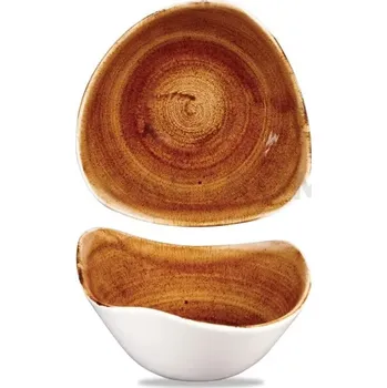 Trojúhelníková miska 260 ml, 153x153 mm | CHURCHILL, Stonecast Patina Vintage Copper