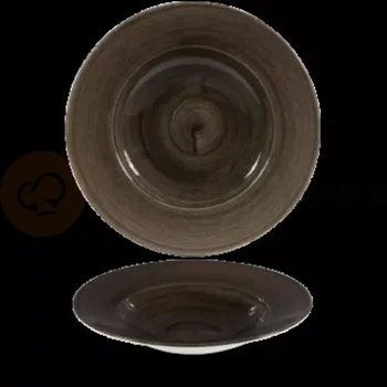 Talíř Miska se širokým okrajem 468 ml, 280x37x280 mm | CHURCHILL, Stonecast Patina Iron Black