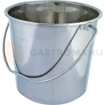 Nerezový dřez Vědro z nerezové oceli 18 l | DOMOTTI, 81198