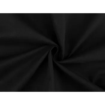 Alcantara čalounická látka pevná vyztužená černá 145x100cm