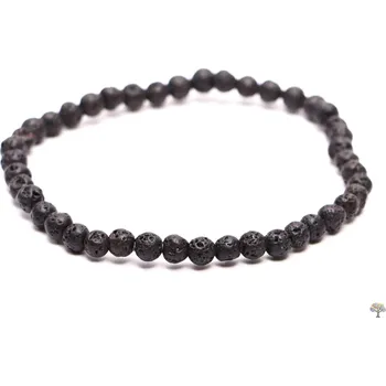 Náramek Magieprirody.cz Náramek Láva - 4 mm kuličky #690 - z přírodních kamenů