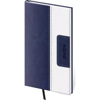 Diář Kapesní diář Classic modro/bílý