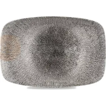 Talíř Talíř 344x234 mm | CHURCHILL, Raku Quartz Black