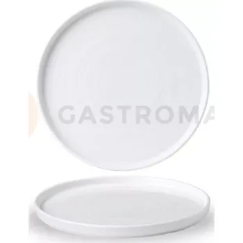 Talíř Plytký talíř se zvýšeným okrajem 210x20x210 mm | CHURCHILL, White