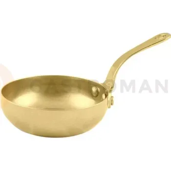 Servírovací stolek Mini pánvička s rukojetí, vintage gold, 80 ml, 55x30 mm | AMBITION, Charms