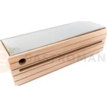 Servírovací stolek Dřevěná bedýnka GN 2/4, neutrální dub 14,5 cm | HORECA SERVICE, HS Design