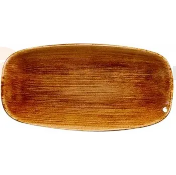 Obdélníkový talíř 153x298 mm | CHURCHILL, Stonecast Patina Vintage Copper