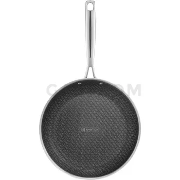 Pánev Ocelová pánev se saténovým povrchem, 3vrstvé dno s hybridním povlakem 280 mm | AMBITION, Futuro