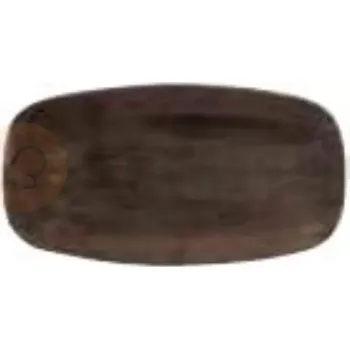 Obdélníkový talíř 153x298 mm | CHURCHILL, Stonecast Patina Iron Black