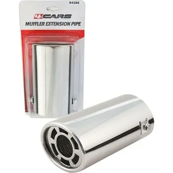 Koncovka výfuku Koncovka výfuku 80x68mm leštěný chrom oválná