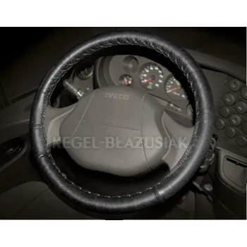 Potah na volant Sešívací kožený potah na volant z pravé kůže k obšití 40-42 cm