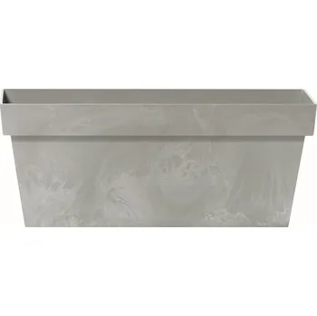 Truhlík PROSPERPLAST Květináč truhlík 58cm CUBE CASE Beton Effect DCUC600E-422U beton plast