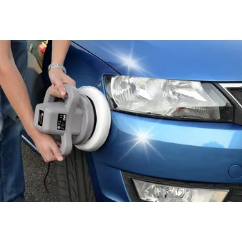 leštička Elektrická leštička na lak auta 220V kotoučová dvě madla