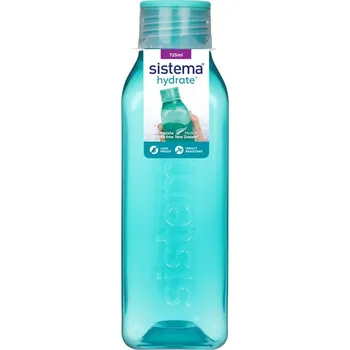 SISTEMA Lahev na vodu 725 ml čtvercová, zelená