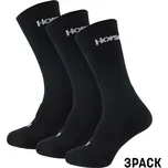 Dámske cyklo ponožky Horsefeathers Delete Premium Wmns 3Pack - black-KOPIE
