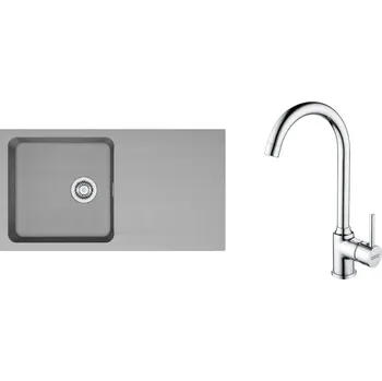 Granitový dřez Franke OID 611 šedá+FP 9000.031 143.0675.702 + Sleva 10% při zadání kódu "ZIMA10"