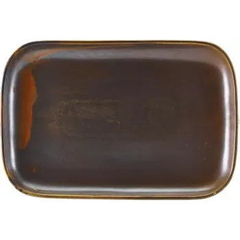 Talíř Obdélníkový talíř 32x345x235 mm | GENWARE, Terra Rustic Copper