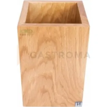 Servírovací stolek Dřevěná bedýnka, neutrální dub 18x18x23 cm | HORECA SERVICE, HS Design