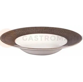 Talíř Miska se širokým okrajem 468 ml, 280x280 mm | CHURCHILL, Bamboo Spinwash Dusk