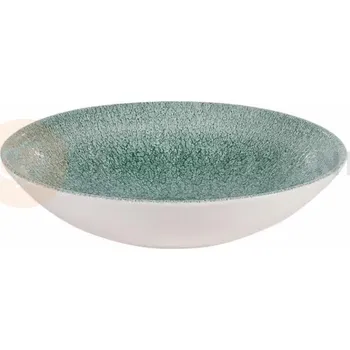 Miska coupe 426 ml, 182x30x182 mm | CHURCHILL, Raku Jade Green
