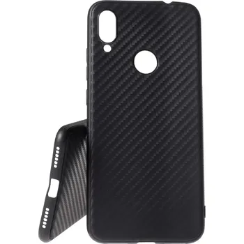 Pouzdro na mobilní telefon Pouzdro Carbon Matt Xiaomi Redmi 7 Černé