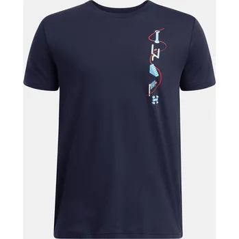 Chlapecké tričko Chlapecké tričko Under Armour UA B PORTAL LOGO SS 1390010-410 Modrá YMD