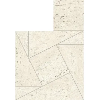 Dlažba ATLAS CONCORDE Marvel Travertine AF9G 22 x 26 x 0,9 bílá 0,34 m2