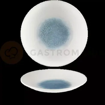 Hluboký talíř coupe 281x37x281 mm | CHURCHILL, Raku Topaz Blue