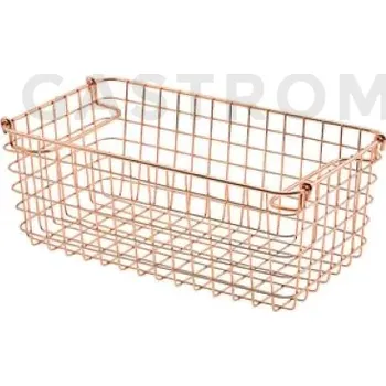 Koš s úchyty měděný 228x165x110 mm | GENWARE, 235231