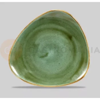 Talíř Trojúhelníkový talíř 192x192 mm | CHURCHILL, Stonecast Samphire Green