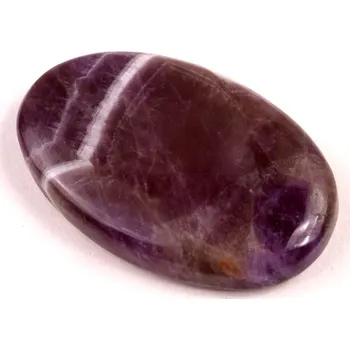 Přírodní kámen Kabošon Amethyst Chevron č.4612 (43x27x8mm)