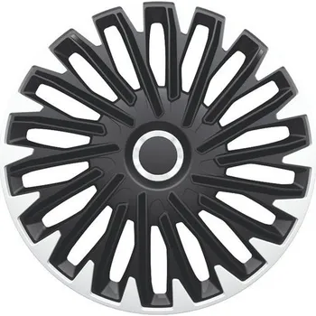 Poklice na kolo Kryty kol poklice na kola 15" stříbrné a černé lakování