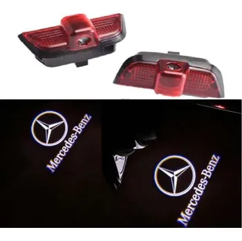 Logo projektor Svítící Led logo Mercedes projekce ze dveří na silnici W204
