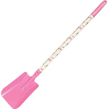 Dětské zahradní nářadí Lopata dětská 75cm GR0149A s násadou růžová Floraland
